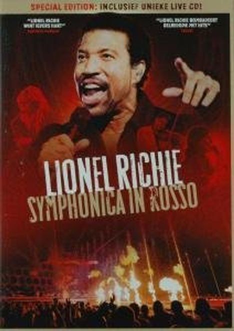 Lionel Richie: Symphonica In Rosso: Live (Special Edition CD + DVD), 1 CD und 1 DVD