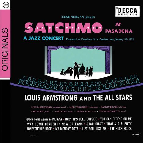 Louis Armstrong (1901-1971): Satchmo At Pasadena 1951, CD