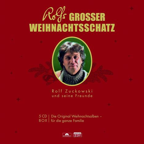 Rolf Zukowski - Rolfs grosser Weihnachtsschatz, 5 CDs