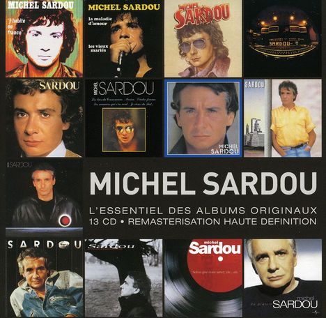 Michel Sardou: L'Essentiel Albums Originaux, 13 CDs