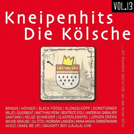 Kneipenhits: Die Kölsche Vol. 13, 2 CDs