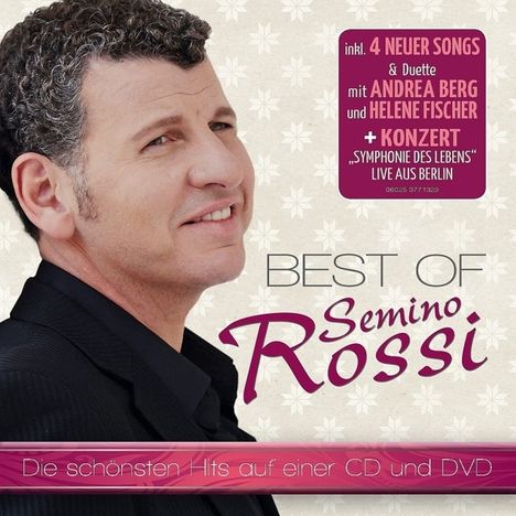 Semino Rossi: Best Of (CD + DVD), 1 CD und 1 DVD