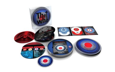 The Who: Quadrophenia: Live In London 2013 (Limited Super Deluxe Edition) (Blu-ray + DVD + 2CD + Blu-ray-Audio), 1 Blu-ray Disc, 1 DVD, 2 CDs und 1 Blu-ray Audio