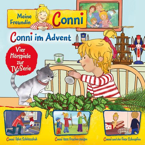 Meine Freundin Conni (TV-Hörspiel) 10: Conni im Advent / Schlittschuh / Drachen / Schnupfen, CD