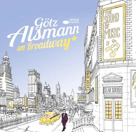 Götz Alsmann: Am Broadway (180g) (Limited Edition) (Blue Vinyl), 2 LPs