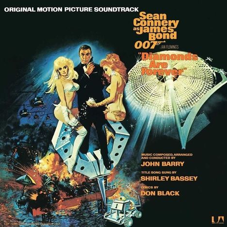 John Barry (1933-2011): Filmmusik: Diamonds Are Forever (O.S.T.), LP