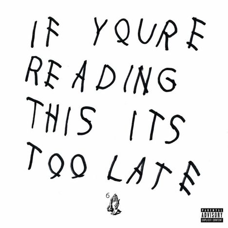 Drake: If You're Reading This It's Too Late, CD