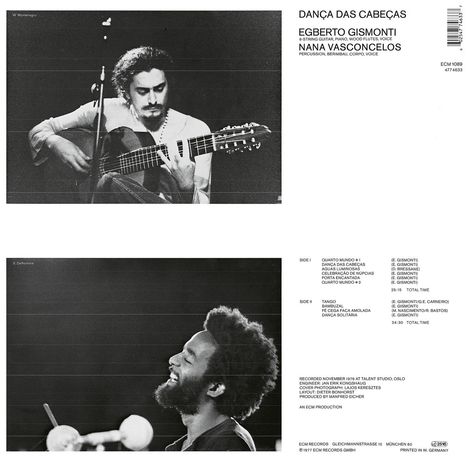 Egberto Gismonti (geb. 1947): Danca Das Cabecas (180g), LP