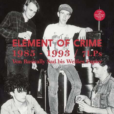 Element Of Crime: 1985-1993 (180g) (Strictly Limited Edition Box Set), 7 LPs