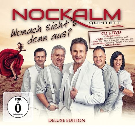Nockalm Quintett: Wonach sieht's denn aus? (Limited Deluxe Edition), 1 CD und 1 DVD