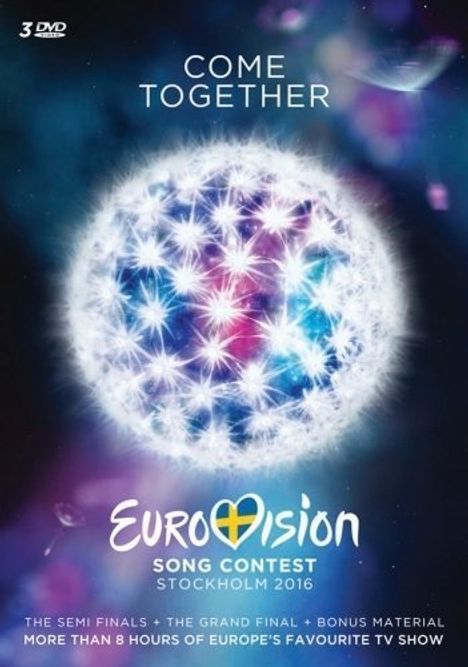 Eurovision Song Contest - Stockholm 2016, 3 DVDs