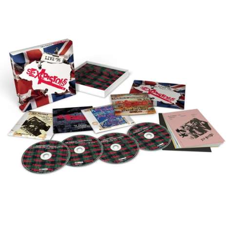 Sex Pistols: Live '76 (Limited Edition), 4 CDs