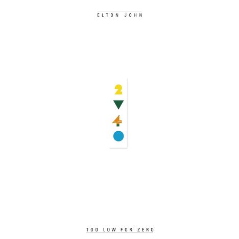 Elton John (geb. 1947): Too Low For Zero (remastered) (180g) (Limited-Edition), LP