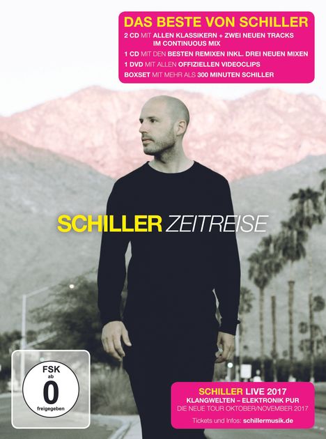 Schiller: Zeitreise - Das Beste von Schiller (Limited-Super-Edition), 3 CDs und 1 DVD