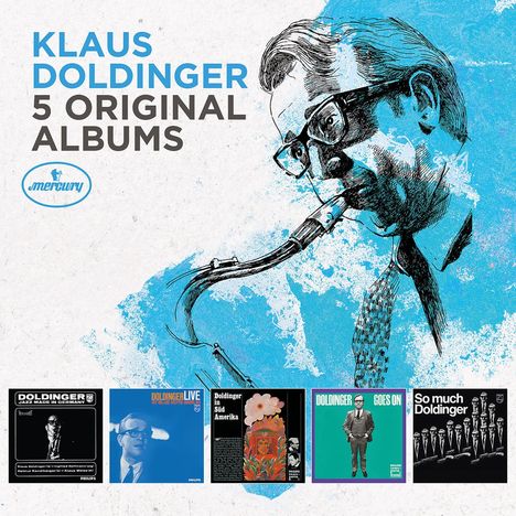 Klaus Doldinger (geb. 1936): 5 Original Albums, 5 CDs