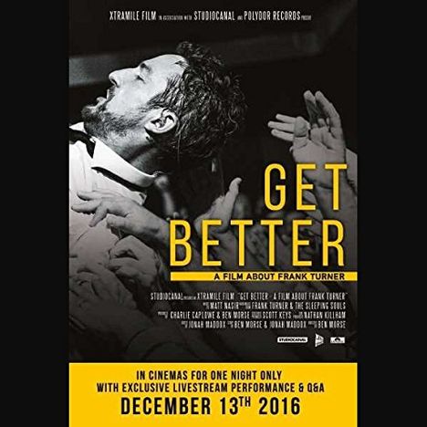 Frank Turner: Get Better: A Film About Frank Turner, DVD