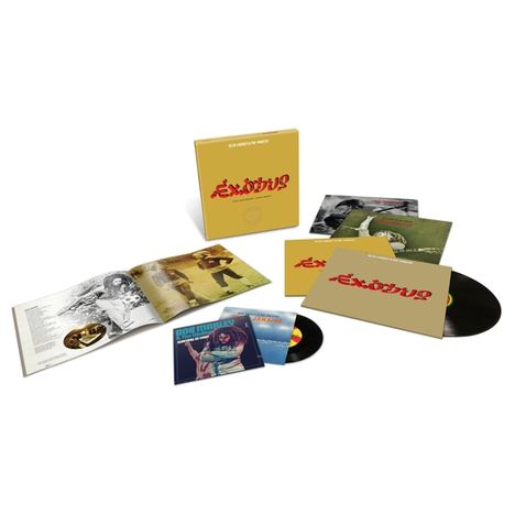 Bob Marley: Exodus 40 - The Movement Continues (Limited-Super-Deluxe-Edition), 4 LPs und 2 Singles 7"