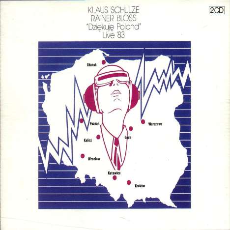 Klaus Schulze &amp; Rainer Bloss: Dziekuje Poland Live '83 (remastered 2017) (180g), 2 LPs