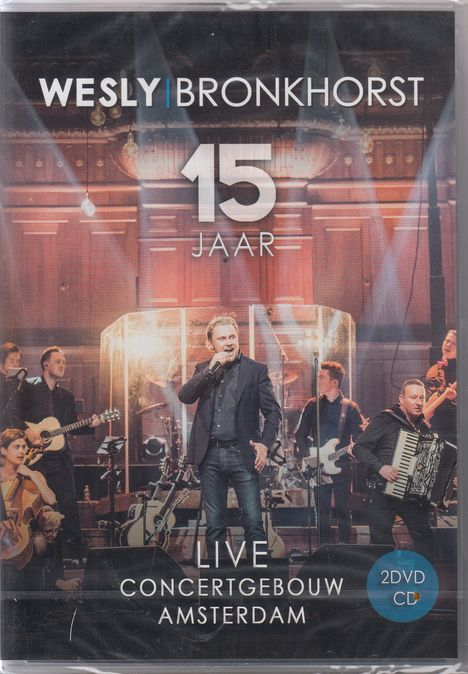 Wesly Bronkhorst: 15 Jaar Live, 2 DVDs und 1 CD