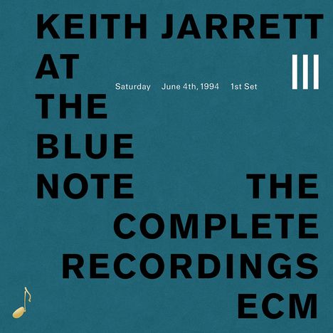 Keith Jarrett (geb. 1945): At The Blue Note: The Complete Recordings III (Touchstones), CD