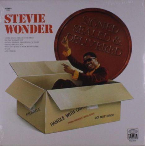 Stevie Wonder (geb. 1950): Signed, Sealed &amp; Delivered, LP