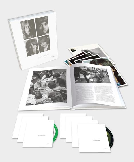 The Beatles: The Beatles (White Album) (Limited Numbered Super Deluxe Edition), 6 CDs, 1 Blu-ray Audio und 1 Buch