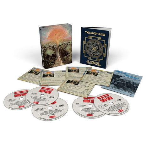 The Moody Blues: In Search Of The Lost Chord (50th Anniversary Edition) (Limited Super Deluxe Edition), 3 CDs, 1 DVD-Audio, 1 DVD und 1 Buch