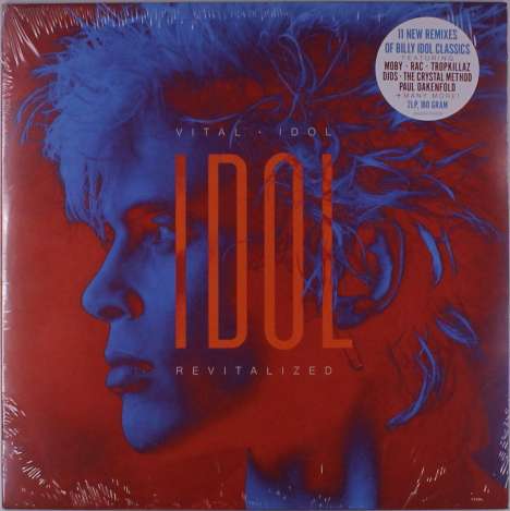 Billy Idol: Vital Idol: Revitalized (180g) (Limited Edition) (Blue Marbled Vinyl), 2 LPs