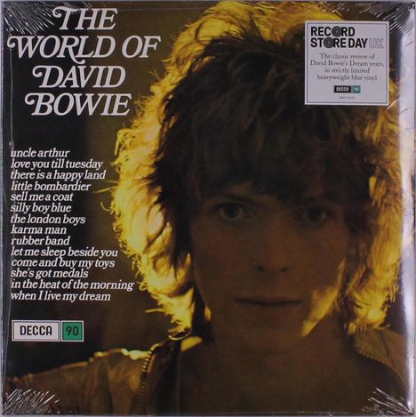 David Bowie (1947-2016): The World Of David Bowie (180g) (Limited Edition) (Blue Vinyl), LP