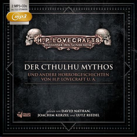 H. P. Lovecraft: Der Cthulhu Mythos u.a. Horrorgeschichten - Box 1, 2 MP3-CDs