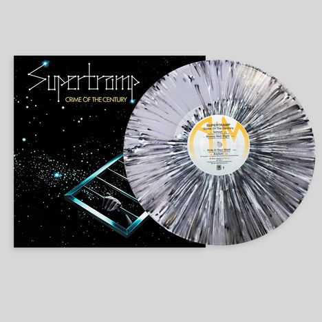 Supertramp: Crime Of The Century (45th Anniversary) (180g) (Limited Edition) (Translucent Grey With Black &amp; White Splatter Vinyl), LP