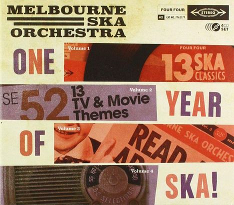 Melbourne Ska Orchestra: One Year Of Ska, 4 CDs