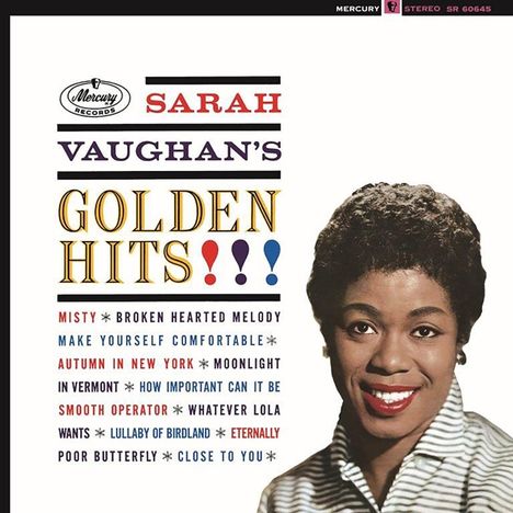 Sarah Vaughan (1924-1990): Golden Hits (180g) (Limited Edition) (Golden Vinyl), LP