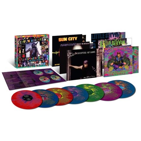 Little Steven (Steven Van Zandt): Rock N Roll Rebel: The Early Work (Limited Edition Box Set) (Colored Vinyl), 7 LPs und 4 CDs