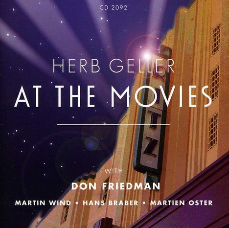 Herb Geller (1928-2013): At The Movies, CD