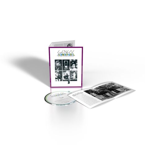Cover mit "Genesis", "Ein Lamb Lies Down On Broadway". Set aus CD, Booklet und Albumhülle mit Fotos.