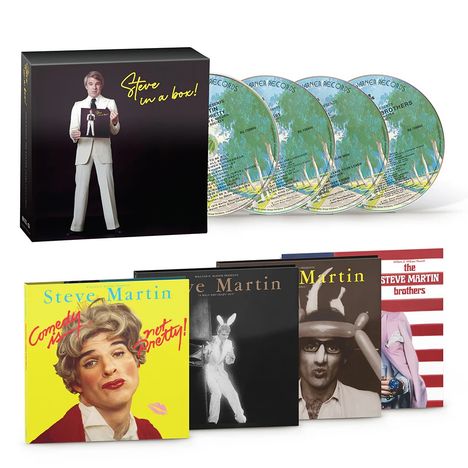 Steve Martin: Steve In A Box (Boxset), 4 CDs