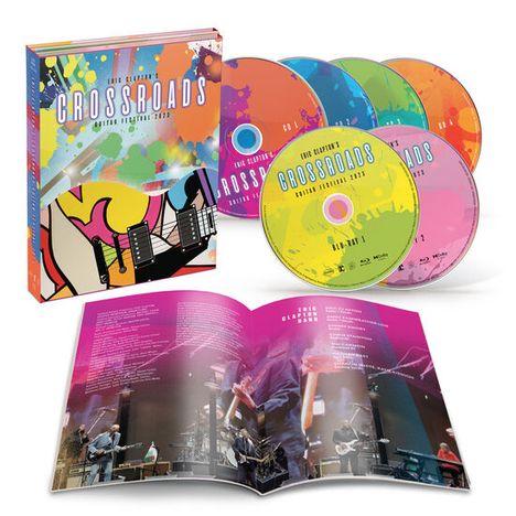 Eric Clapton: Eric Clapton's Crossroads Guitar Festival 2023, 4 CDs und 2 Blu-ray Discs