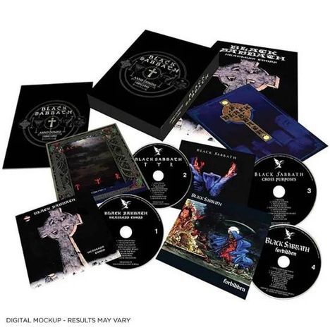 Black Sabbath: Anno Domini: 1989 - 1995, 4 CDs und 1 Buch