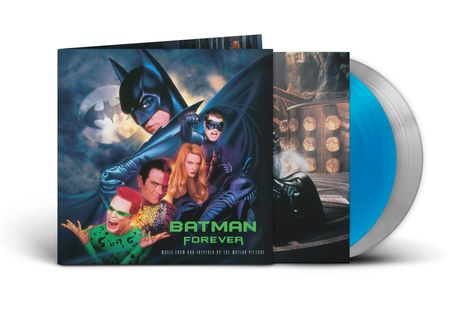 Filmmusik: Batman Forever (Limited Edition) (Blue/Silver Vinyl), 2 LPs