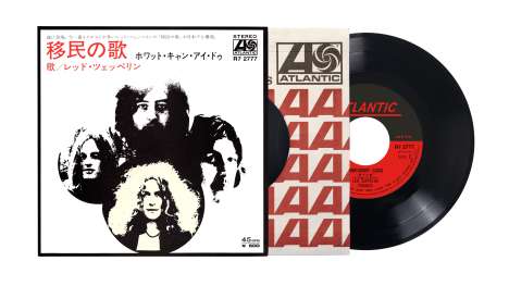 Led Zeppelin: Immigrant Song / Hey Hey What Can I Do (Japanese Replica) (Limited Edition) (45 RPM), Single 7"