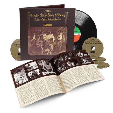 Crosby, Stills, Nash &amp; Young: Déjà Vu (50th Anniversary Edition), 1 LP und 4 CDs