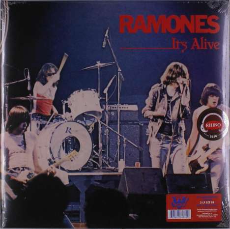 Ramones: It's Alive (Live) (remastered) (Red &amp; Blue Vinyl), 2 LPs