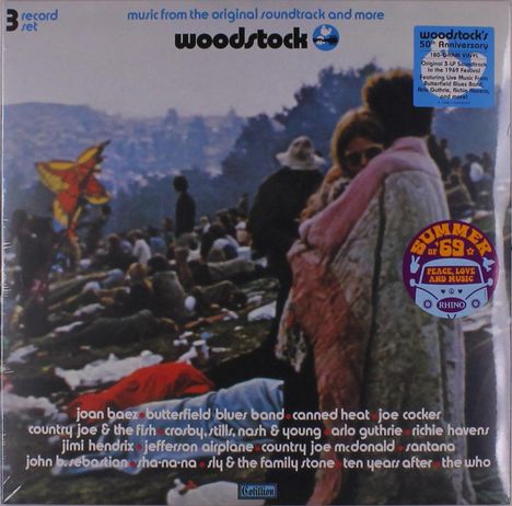 Woodstock: Music From Original Soundtrack And More, 3 LPs