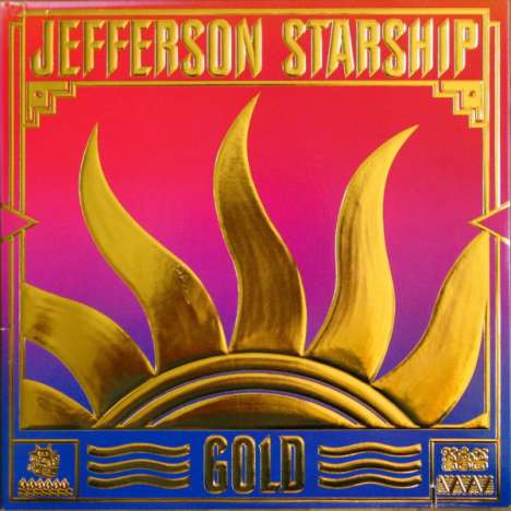 Jefferson Starship: Gold (RSD) (Limited Edition) (Gold Vinyl), 1 LP und 1 Single 7"