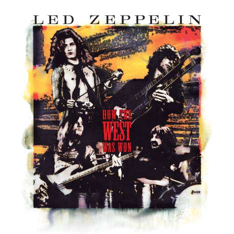 Led Zeppelin: How The West Was Won (remastered) (180g) (Super-Deluxe-Box-Set) (Numbered Album Cover Art Print), 4 LPs, 3 CDs und 1 DVD