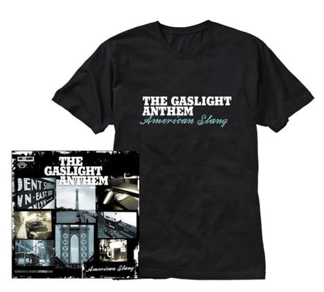 The Gaslight Anthem: American Slang (Limited Edition CD + T-Shirt Gr.M), 1 CD und 1 T-Shirt