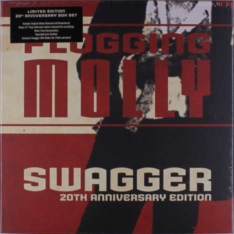 Flogging Molly: Swagger (20th Anniversary Box Set) (remixed &amp; remastered) (Limited Edition), 3 LPs und 1 DVD