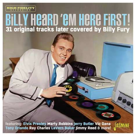 Billy Heard 'Em Here First! - 31 Original Tracks Later Covered By Billy Fury, CD