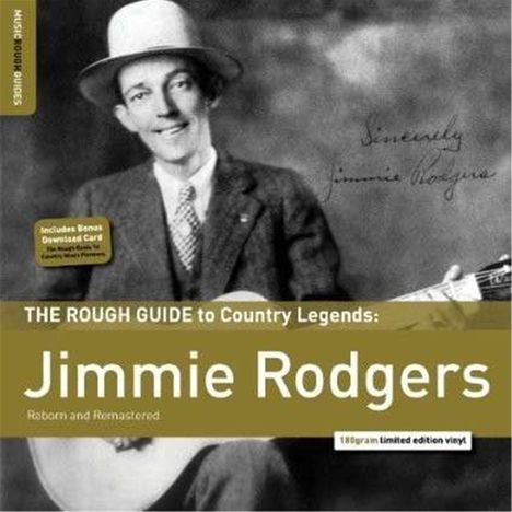 Jimmie Rodgers: The Rough Guide to Country Legends: Jimmie Rodgers (remastered) (180g) (Limited Edition), LP